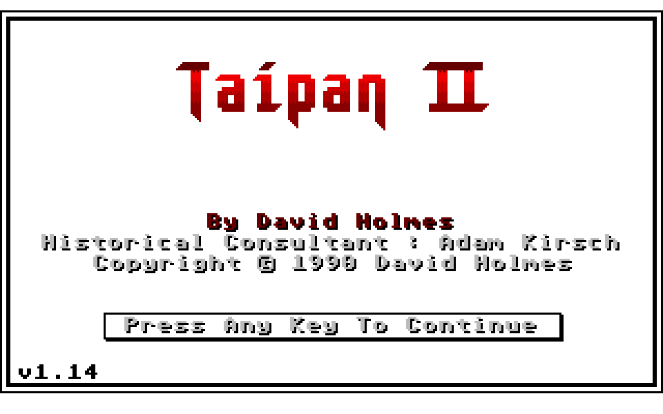 Taipan II — screenshot 1